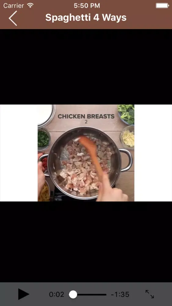 Tangkapan layar Cooking - Step by Step Video Lessons