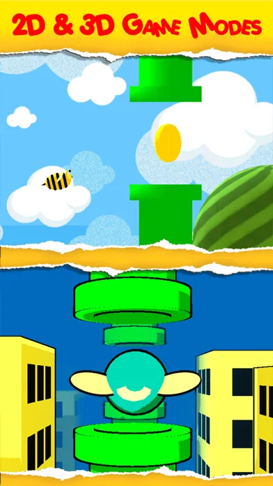 Captures d'écran de The Clumsy Bird 3D