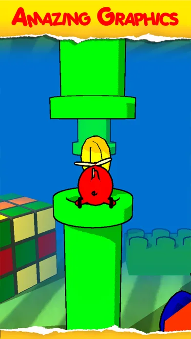 Captures d'écran de The Clumsy Bird 3D