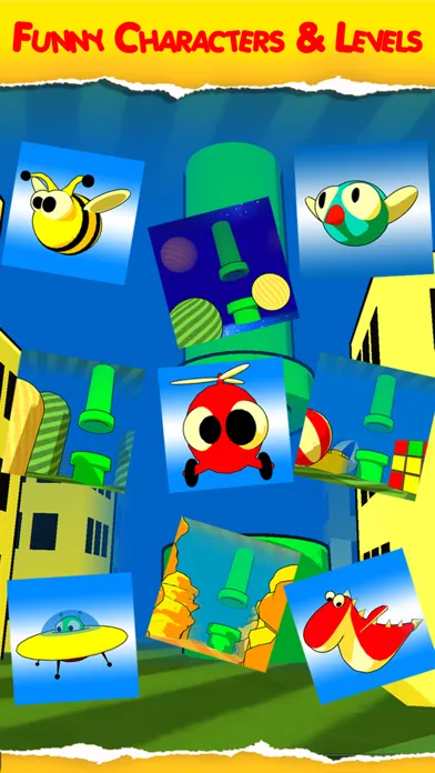 Captures d'écran de The Clumsy Bird 3D