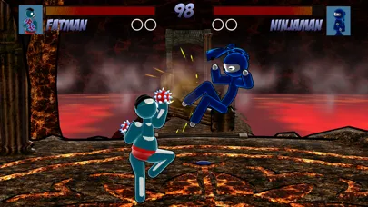 Capturas de tela do Stickman Street Fighter