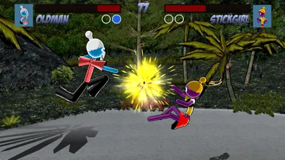 Capturas de tela do Stickman Street Fighter