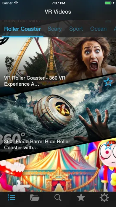 Ảnh chụp màn hình của VR Movies 3D - Virtual Reality
