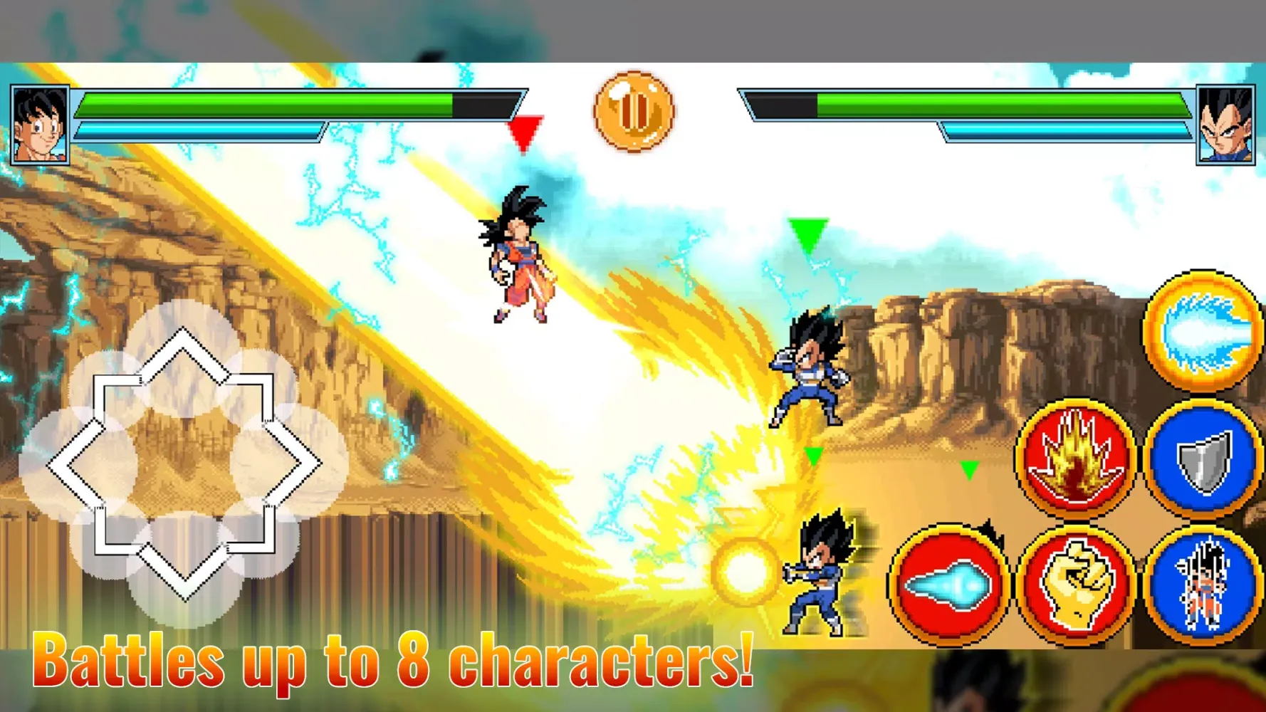 Ảnh chụp màn hình của Legendary Warriors Tournament