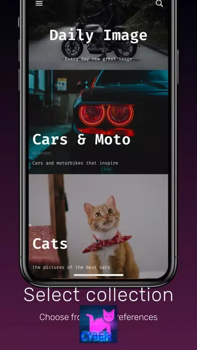 Captures d'écran de Cyber Cat Wallpapers HD