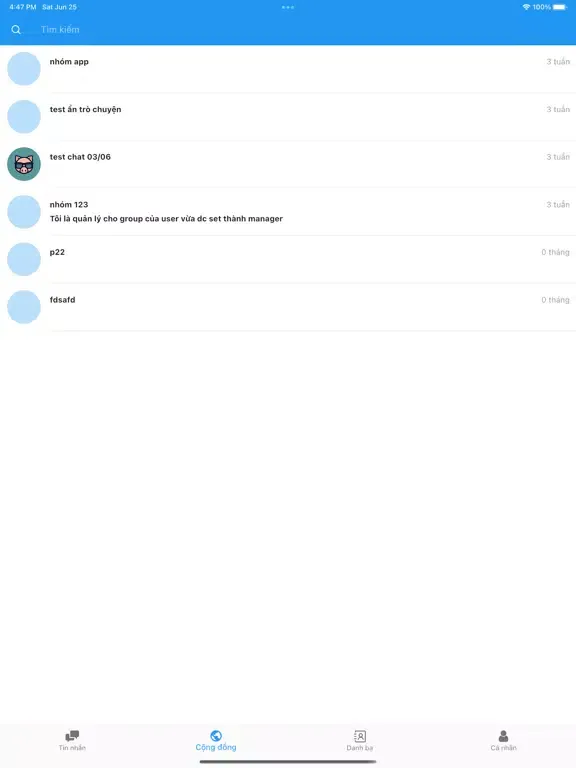 Ảnh chụp màn hình của Nice CA iPad 