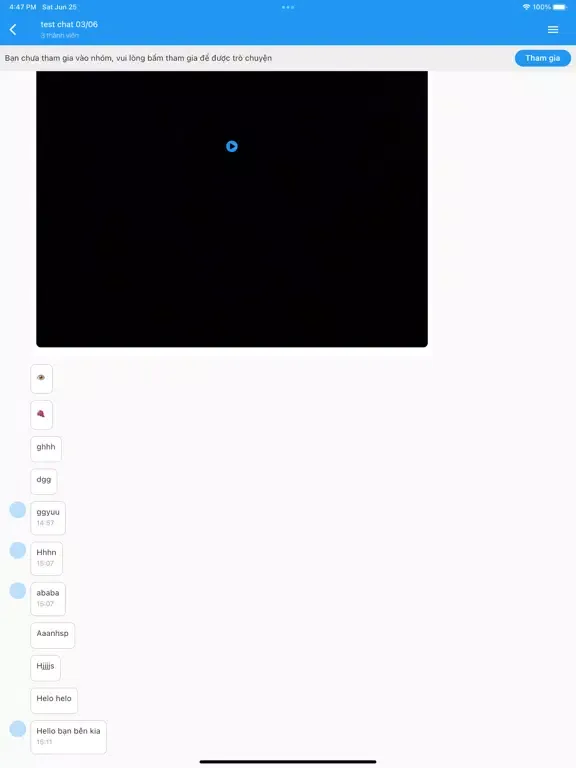 Ảnh chụp màn hình của Nice CA iPad 