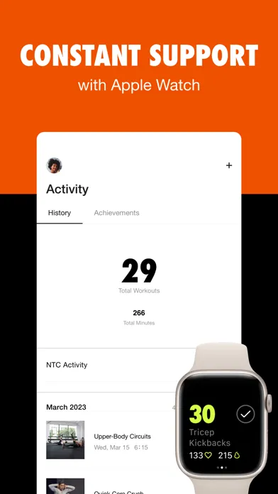 Zrzuty ekranu Nike Training Club: Wellness