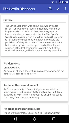 Tangkapan layar The Devil's Dictionary
