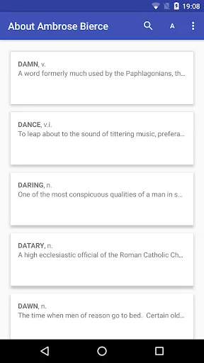 Tangkapan layar The Devil's Dictionary