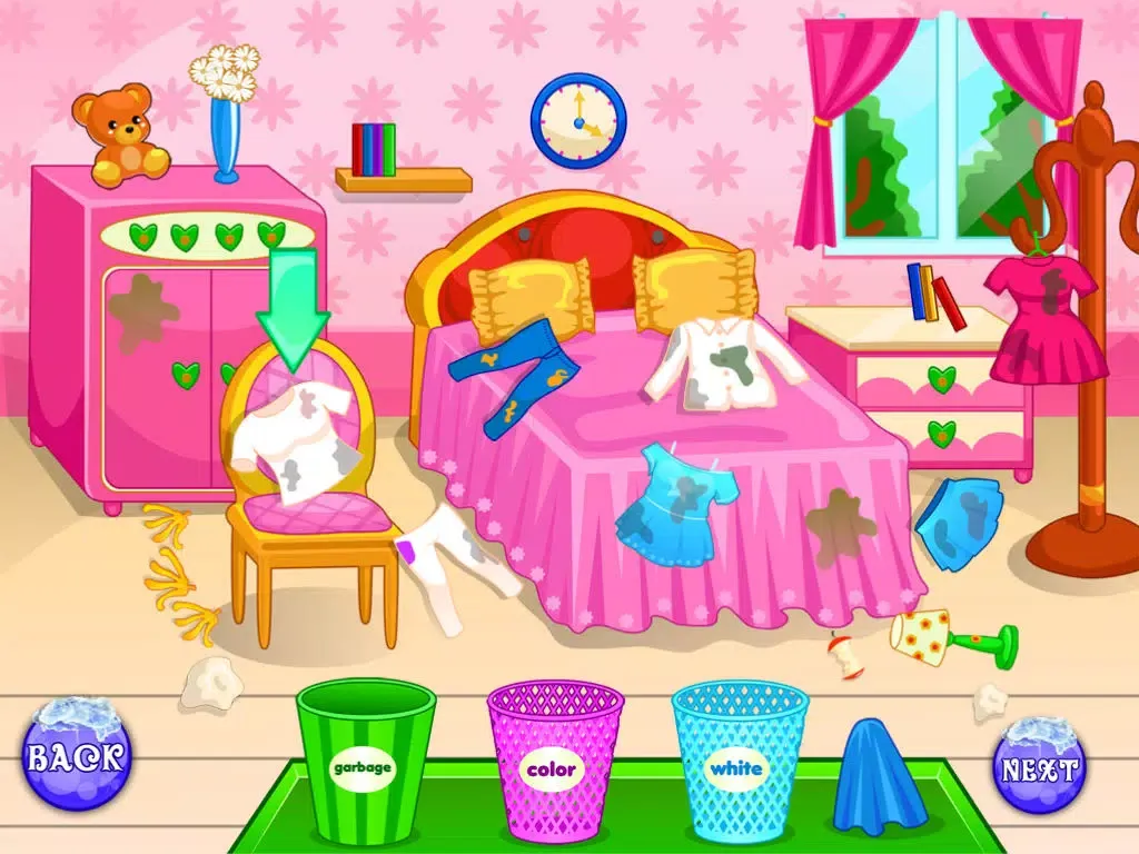ภาพหน้าจอของ New Baby Born Clothes Washing games -baby care games iPad 