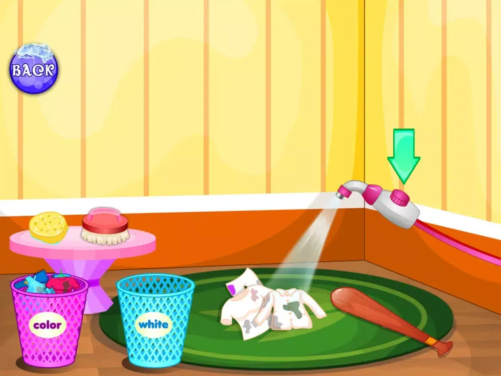 ภาพหน้าจอของ New Baby Born Clothes Washing games -baby care games iPad 