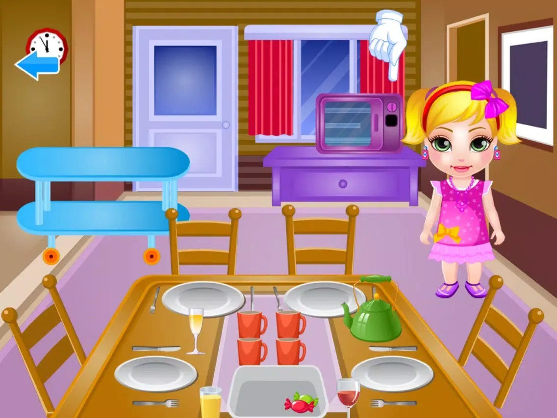 Capturas de pantalla de Celebrity Tea Party free kids games iPad 