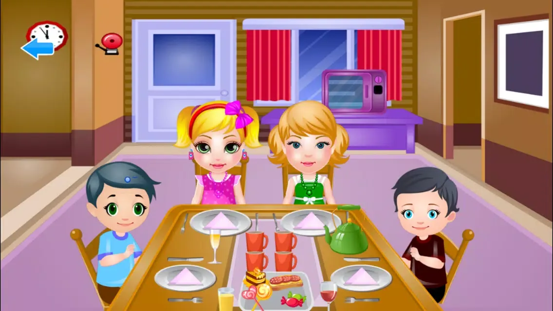 Capturas de pantalla de Celebrity Tea Party free kids games