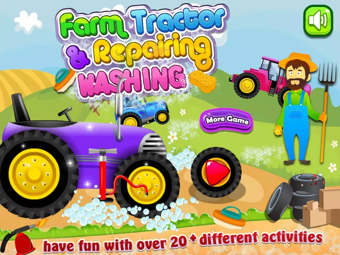 Captures d'écran de Farm Tractor Repairing and Washings iPad 