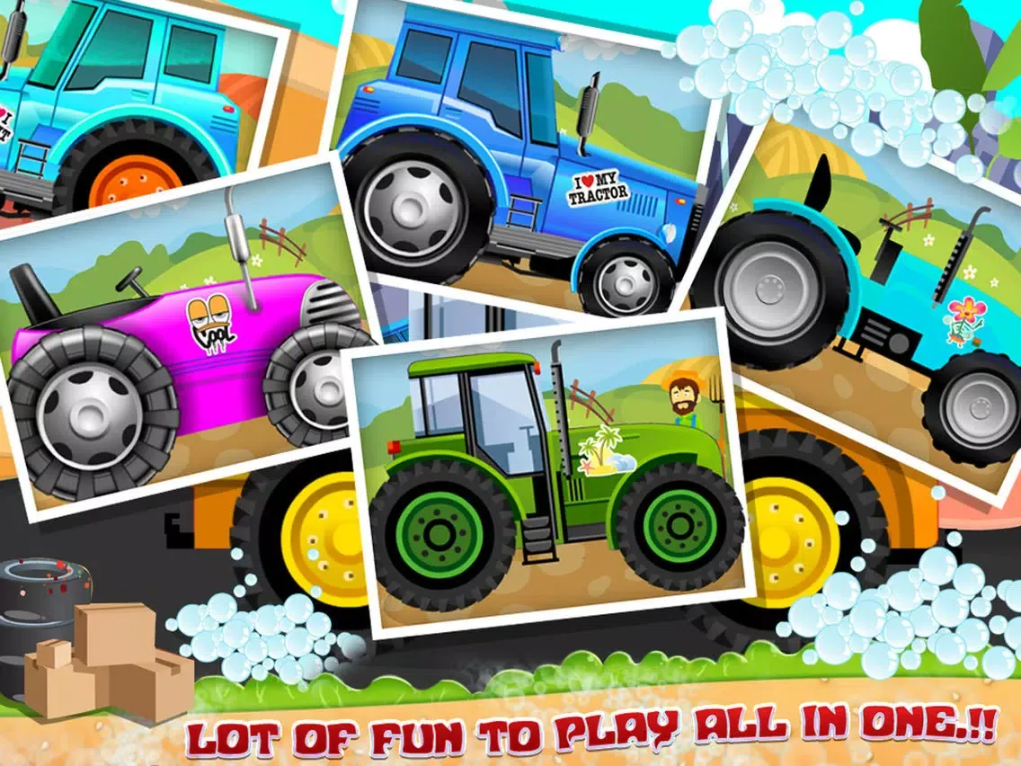 Captures d'écran de Farm Tractor Repairing and Washings iPad 