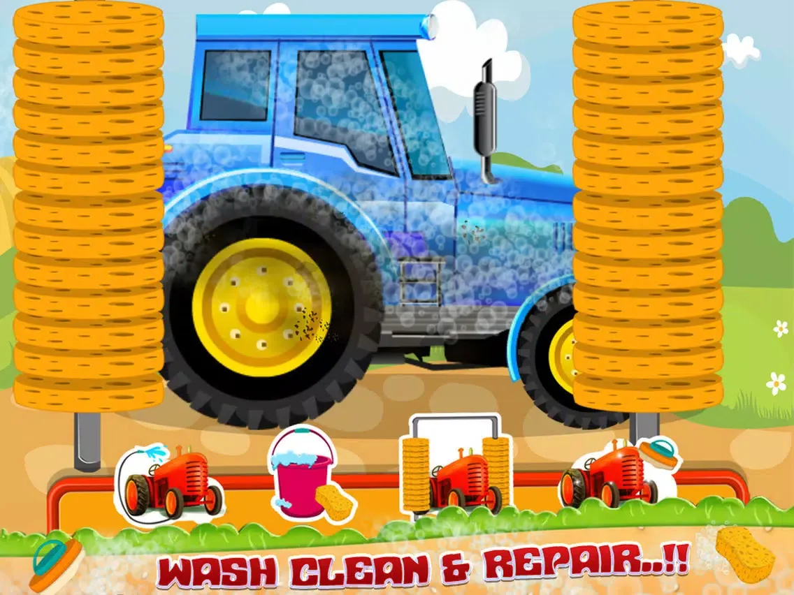 Captures d'écran de Farm Tractor Repairing and Washings iPad 