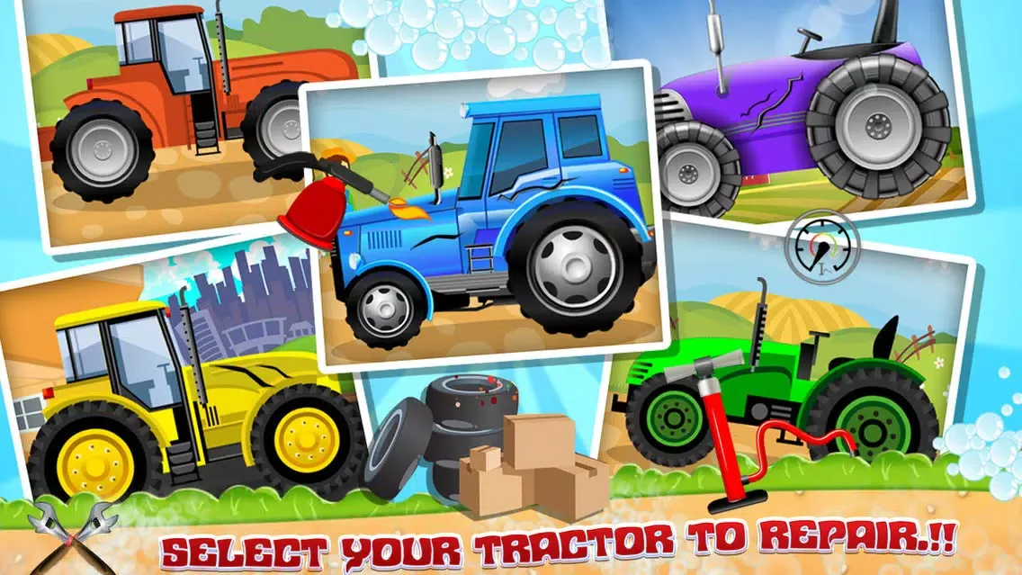 Captures d'écran de Farm Tractor Repairing and Washings