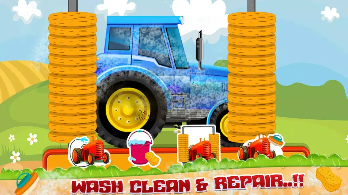 Captures d'écran de Farm Tractor Repairing and Washings