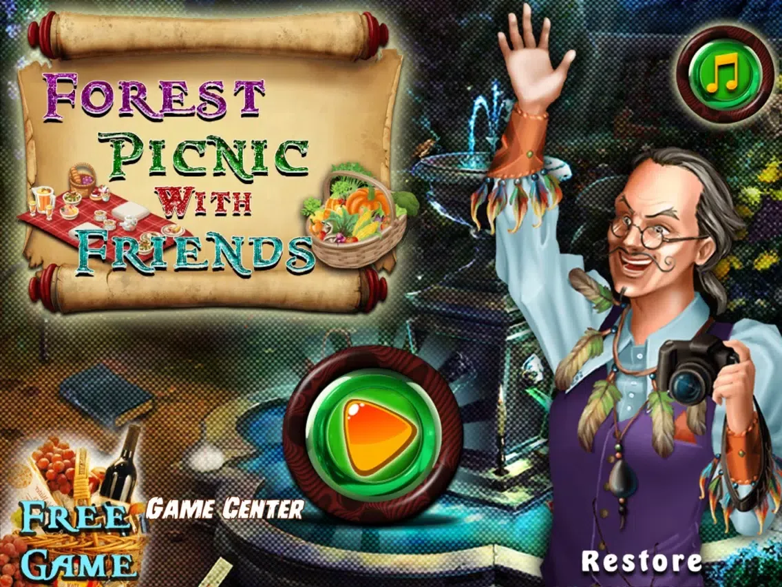Forest Picnic With Friends Hidden Objects iPad  স্ক্রিনশট