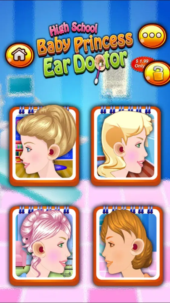 Tangkapan skrin High School Baby Princess Ear Doctor