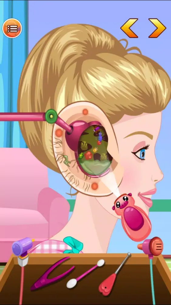Tangkapan skrin High School Baby Princess Ear Doctor