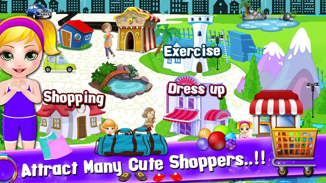 Capturas de tela do Little American Baby Care Gym Training