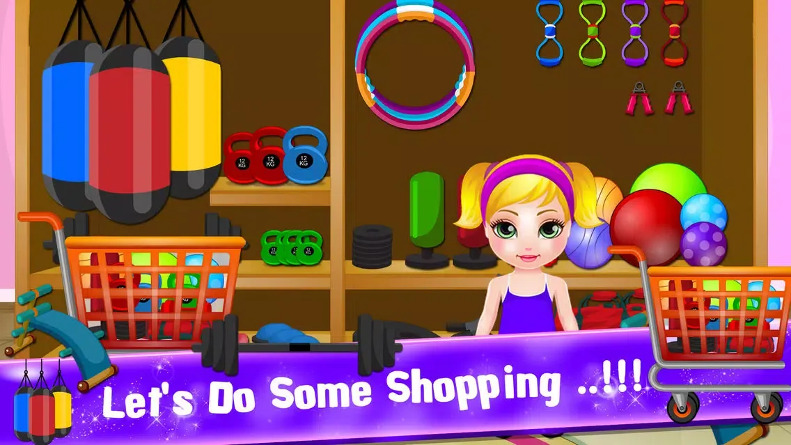 Capturas de tela do Little American Baby Care Gym Training