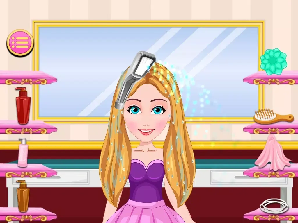Capturas de pantalla de Little Baby High School Hair Style iPad 