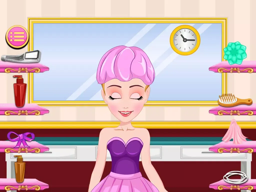 Capturas de pantalla de Little Baby High School Hair Style iPad 