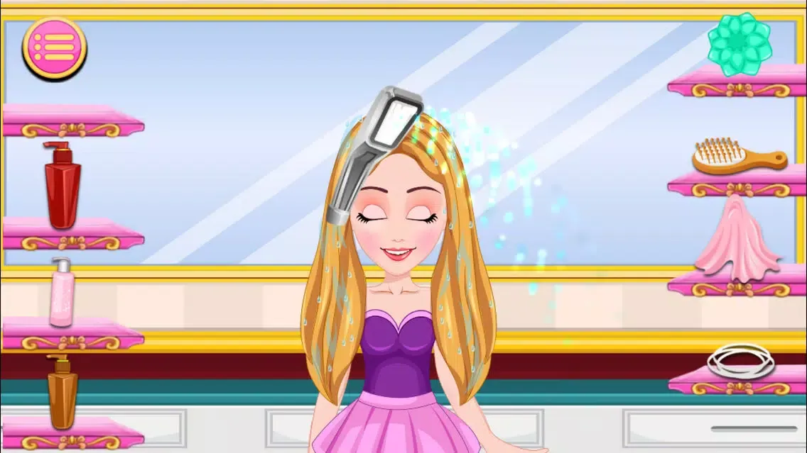 Capturas de pantalla de Little Baby High School Hair Style