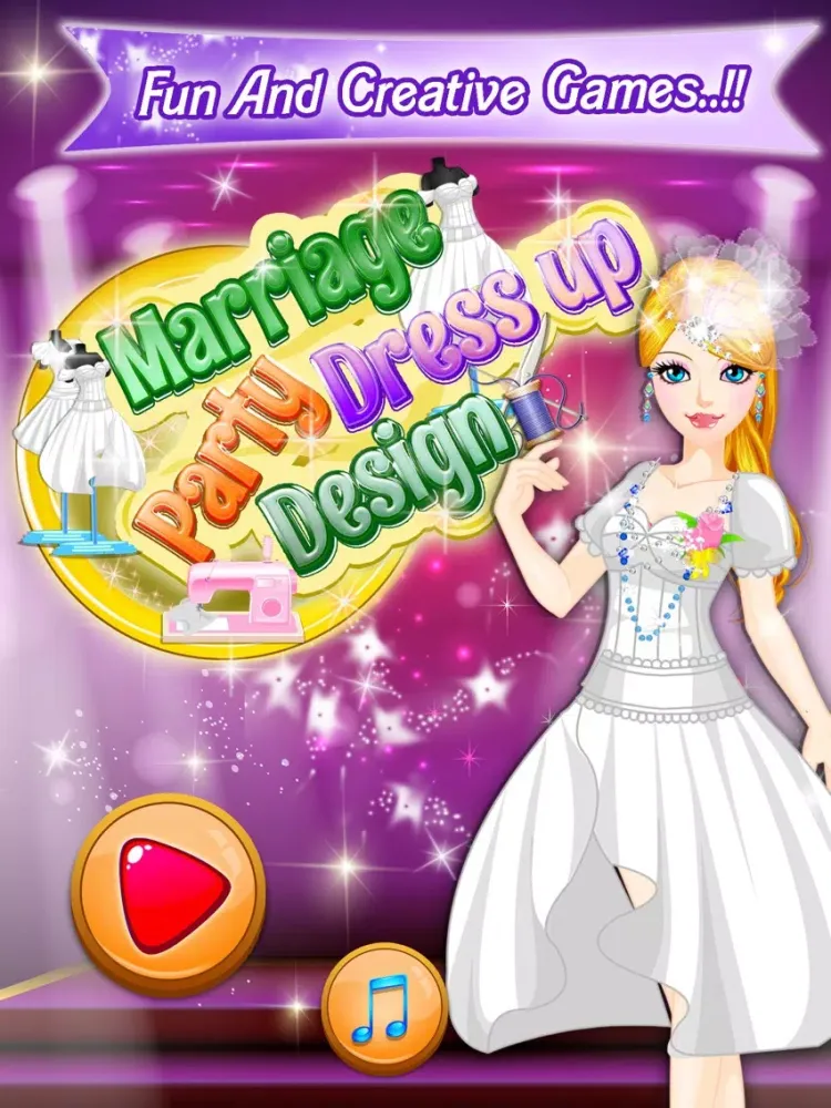 Marriage Party Design Dressup girls games iPad  স্ক্রিনশট