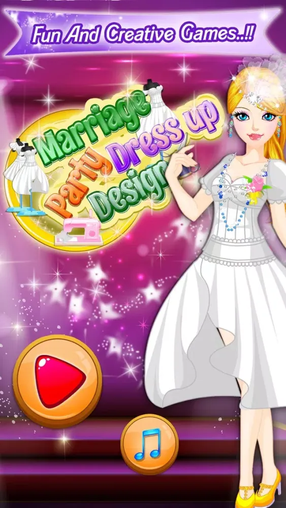 Marriage Party Design Dressup girls games স্ক্রিনশট
