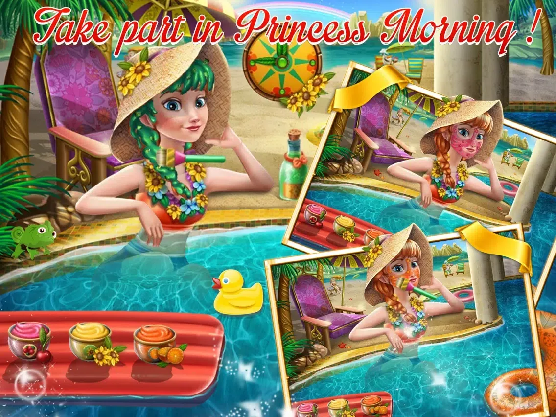 Prince and Princess pool celebration iPad  स्क्रीनशॉट