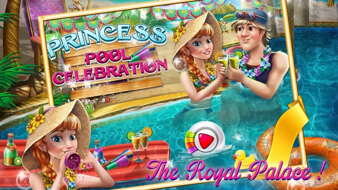 Prince and Princess pool celebration स्क्रीनशॉट