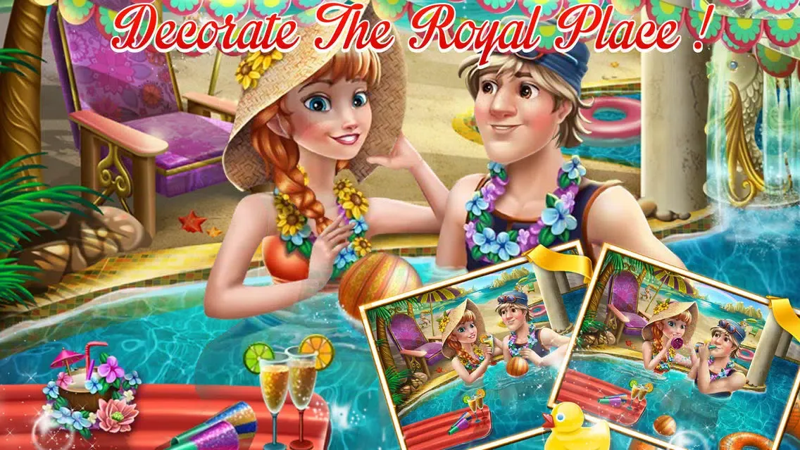 Prince and Princess pool celebration स्क्रीनशॉट