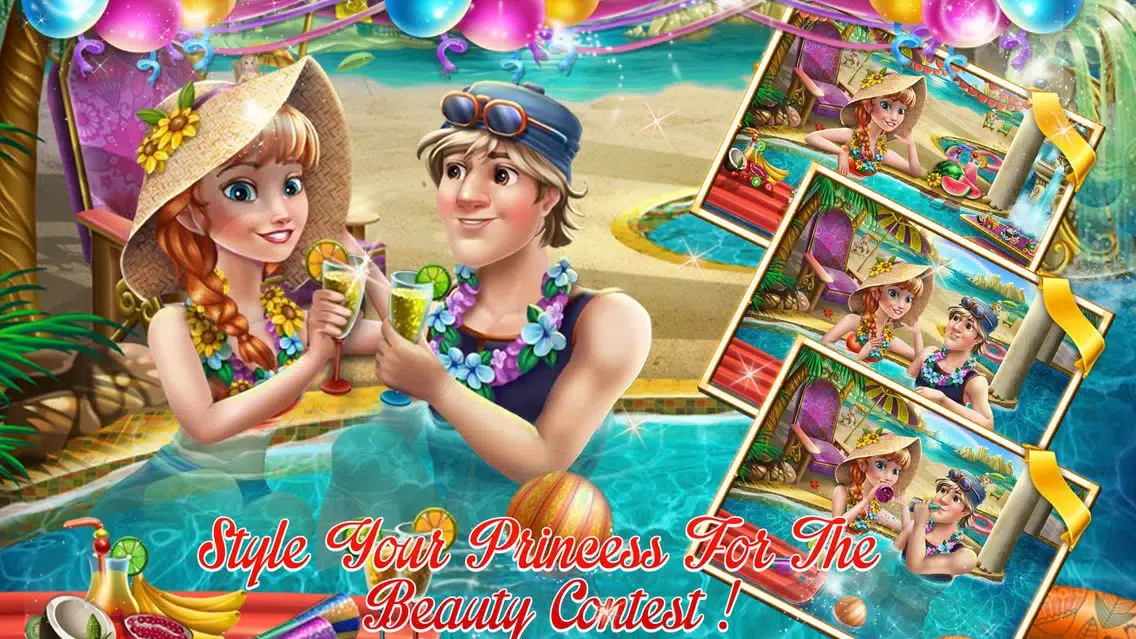 Prince and Princess pool celebration स्क्रीनशॉट