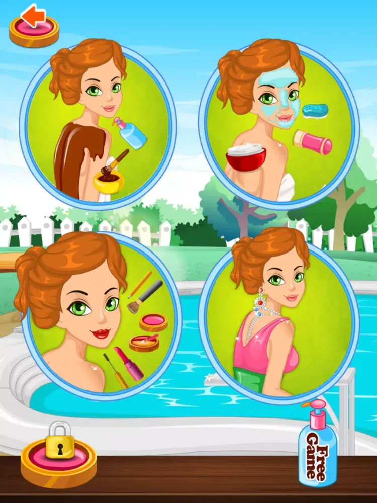 تصاویر Real Celebrity Back Spa & Makeover iPad 
