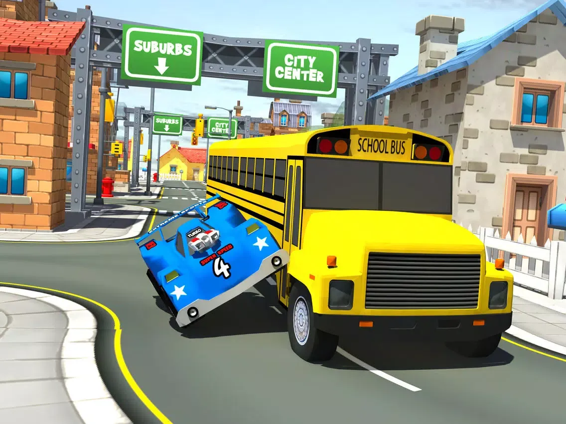 Screenshot di Toon City Cross Road iPad 