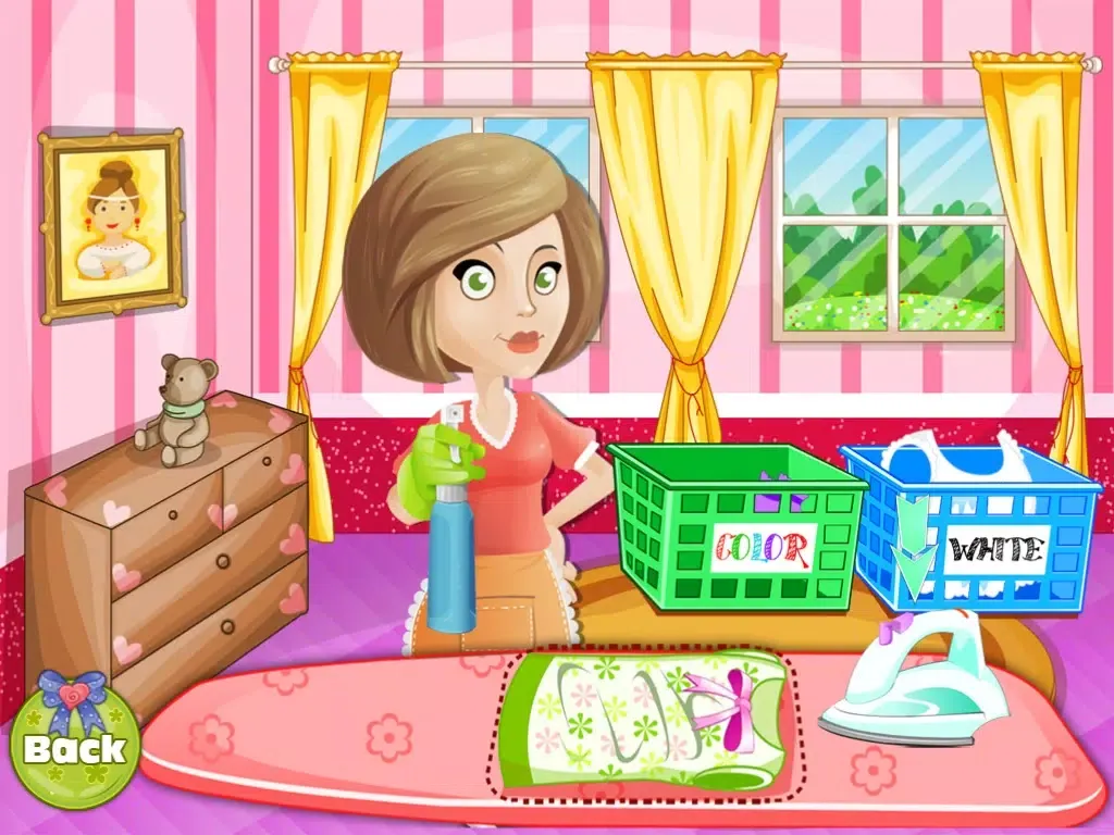 Ảnh chụp màn hình của Kids Washing Cloths free girl games iPad 