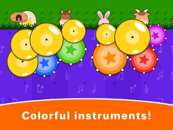 Baby Piano & Kids Music Games iPad 应用截图