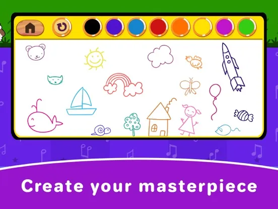 Baby Piano & Kids Music Games iPad 应用截图