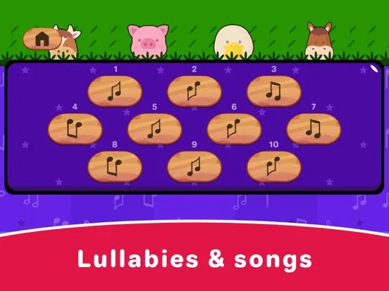 Baby Piano & Kids Music Games iPad 应用截图