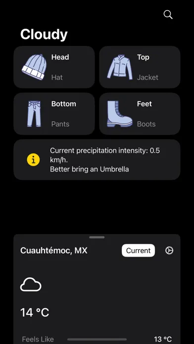 iWear: Weather Fit Ekran Görüntüleri