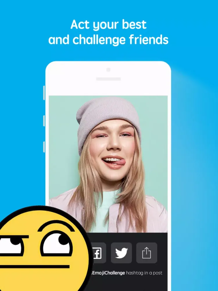 Zrzuty ekranu XAXA - Emoji Challenge Selfie Game, Video Effects iPad 