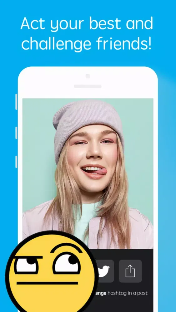 Zrzuty ekranu XAXA - Emoji Challenge Selfie Game, Video Effects