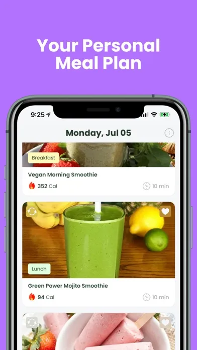 Ảnh chụp màn hình của Smoothie Recipes & Diet