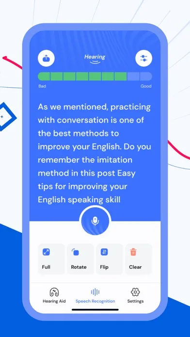 Transcribe Voice to Text Live Screenshots