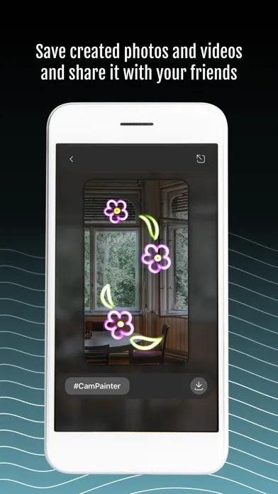 Capturas de pantalla de Draw something AR: CamPainter
