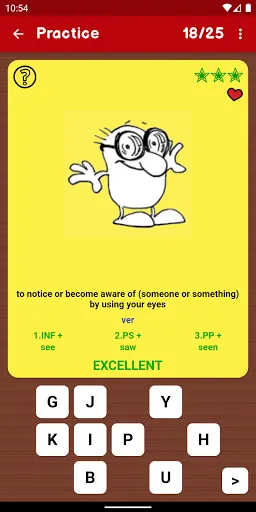 English Irregular Verbs PRO Screenshots